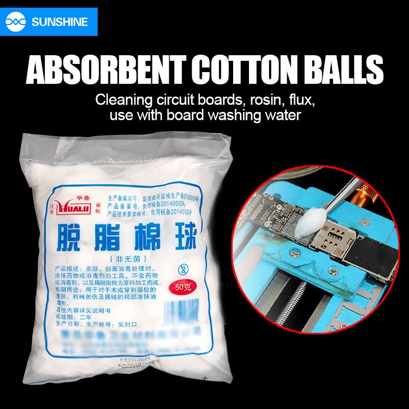 ABSORBENT COTTON PCB DRY CLEANING BALLS